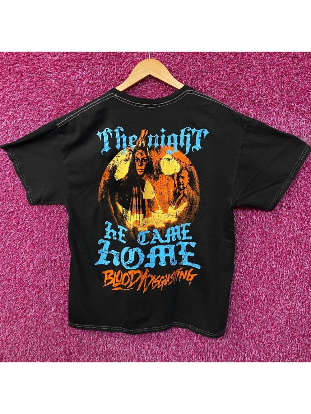 John Carpenter's Halloween Michael Myers "The Night He Came Home" Vintage Graphi